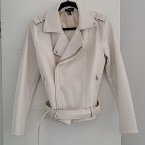 Faux leather jacket